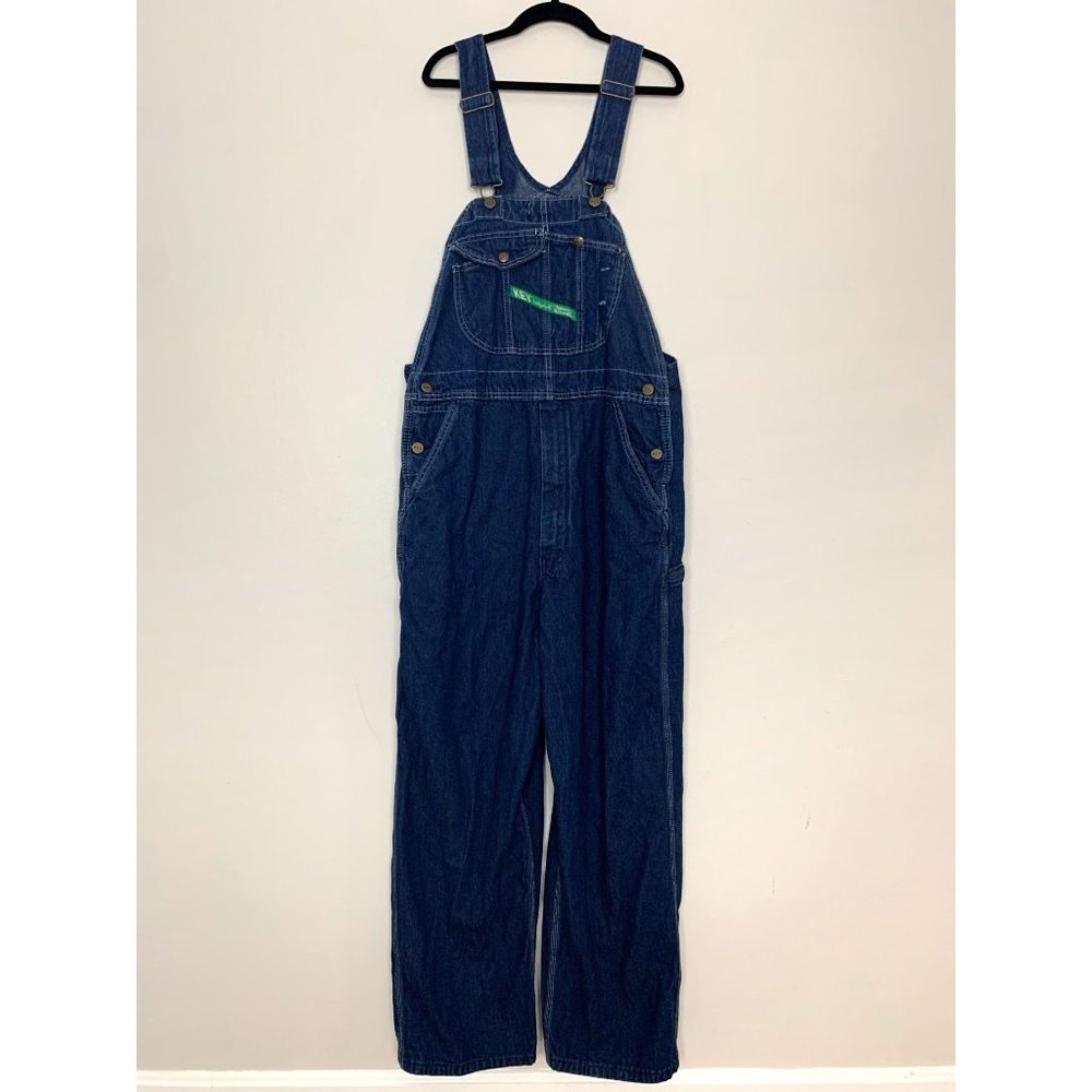 KEY Denim Bib Overalls Size 40x30
